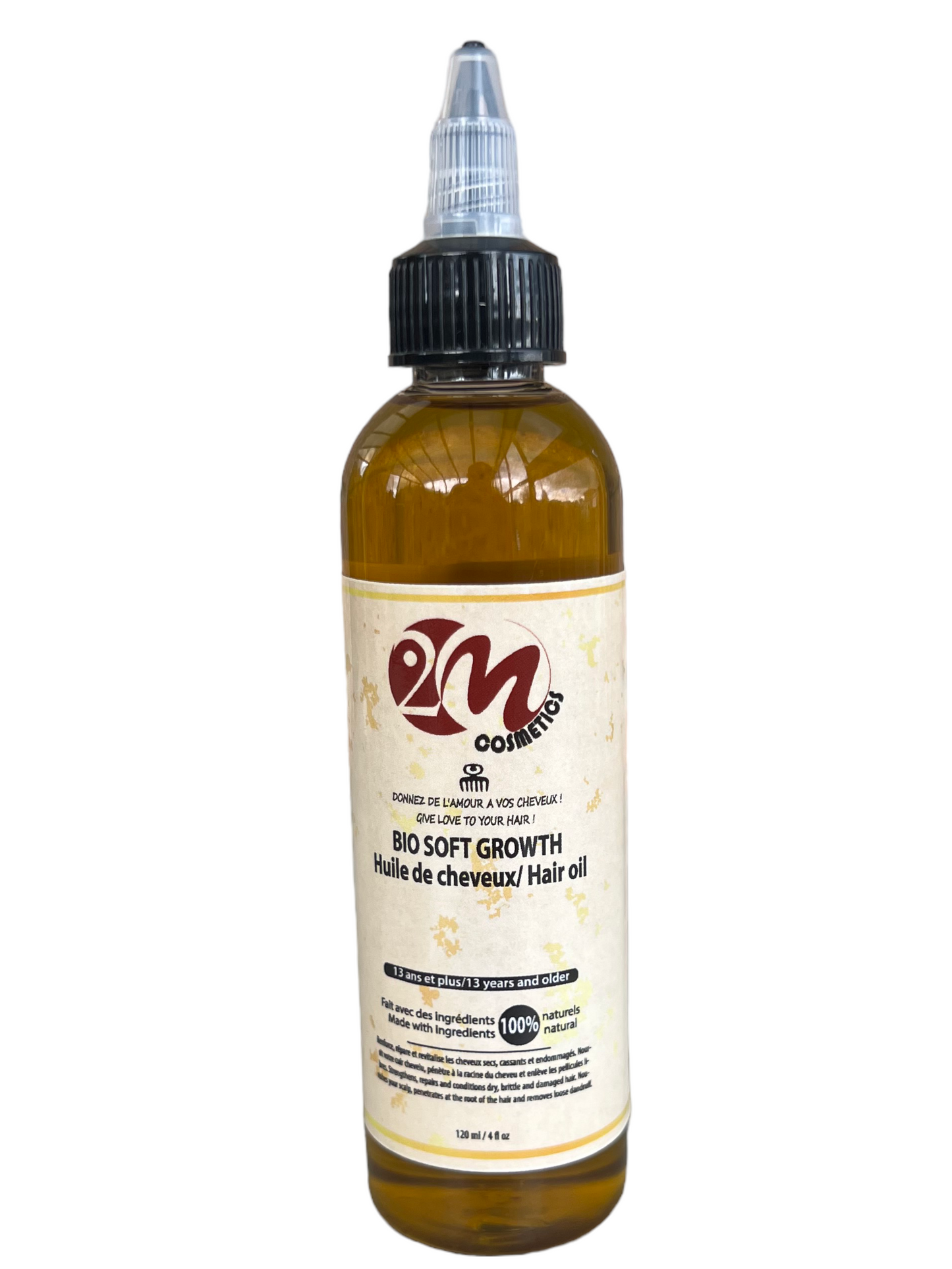 Huile BIO SOFT GROWTH POUR ADULTE: la solution naturelle pour des cheveux forts et sains