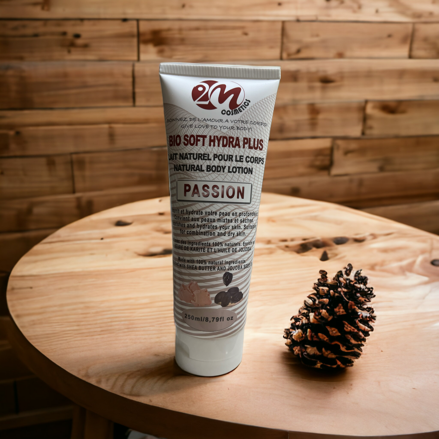 ORGANIC SOFT HYRA PLUS - PASSION body milk enriched with SHEA and JOJOBA: Discover the secret to sublime skin. a dose of divine hydration for soft, supple and radiant skin!