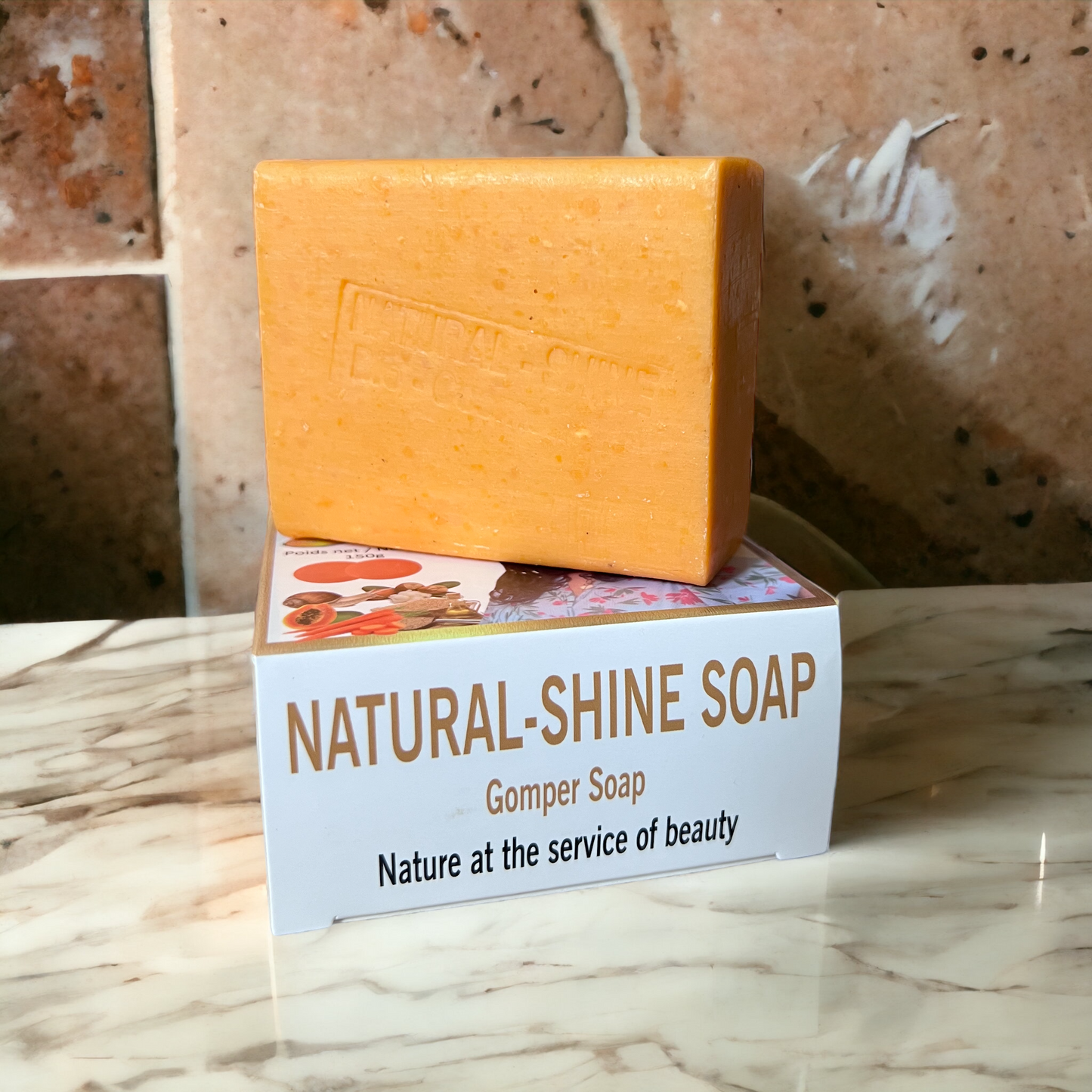 SAVON REVITALISANT : NATURAL SHINE SOAP ENRICHI A LA BAVE D'ESCARGOT (150g)