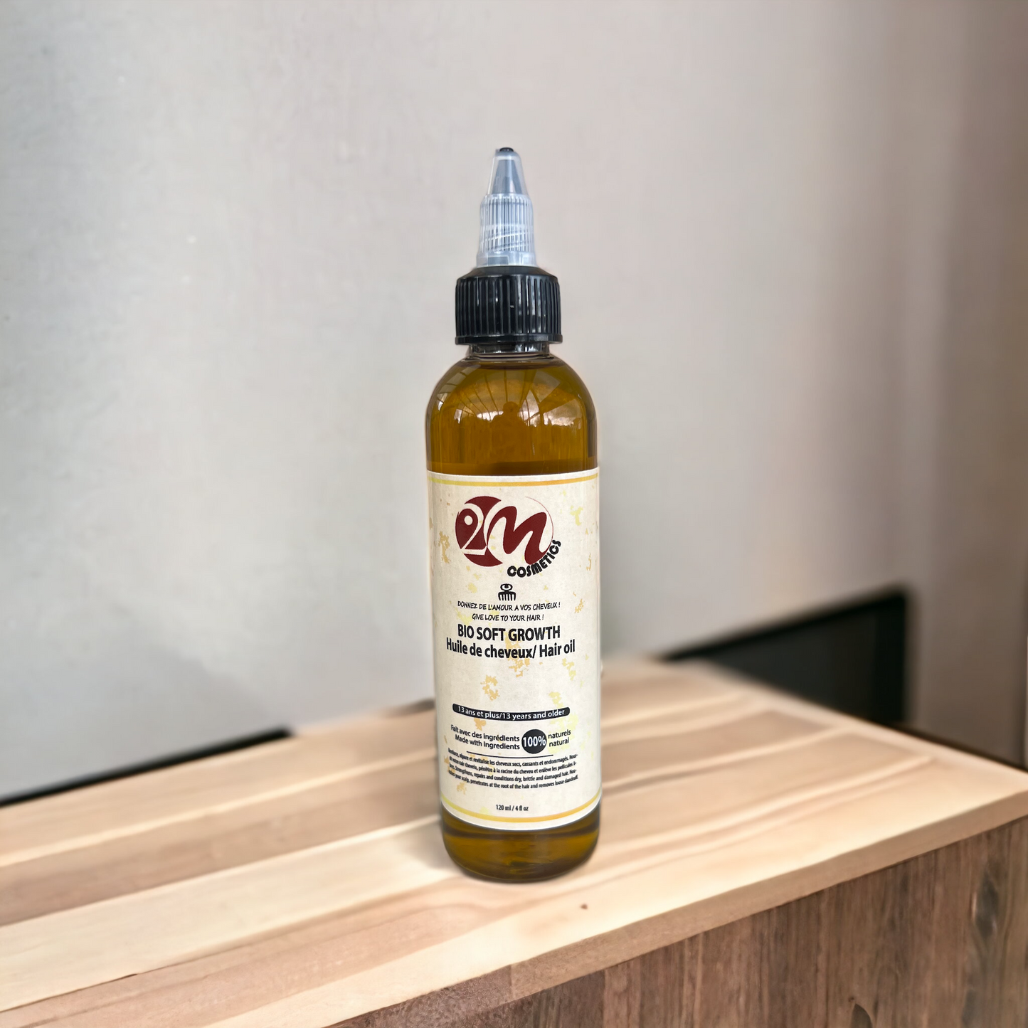 Huile BIO SOFT GROWTH POUR ADULTE: la solution naturelle pour des cheveux forts et sains