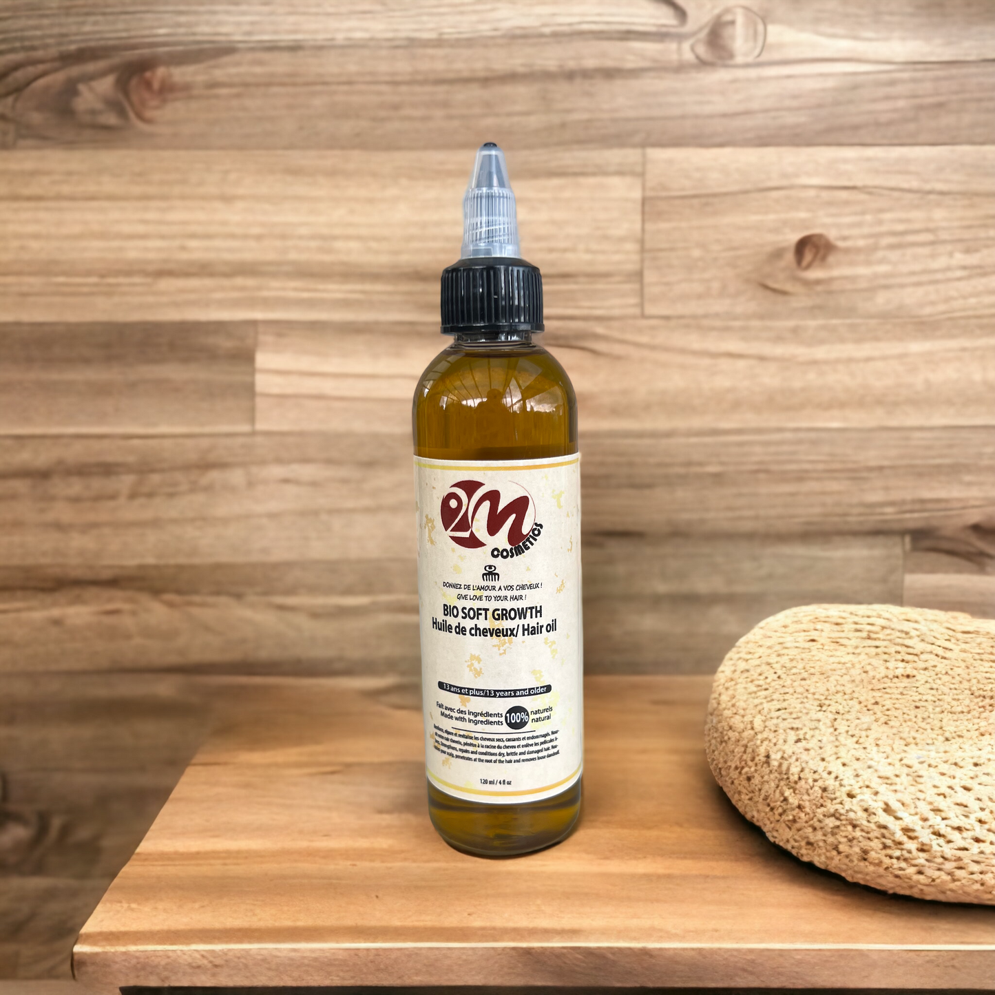 Huile BIO SOFT GROWTH POUR ADULTE: la solution naturelle pour des cheveux forts et sains