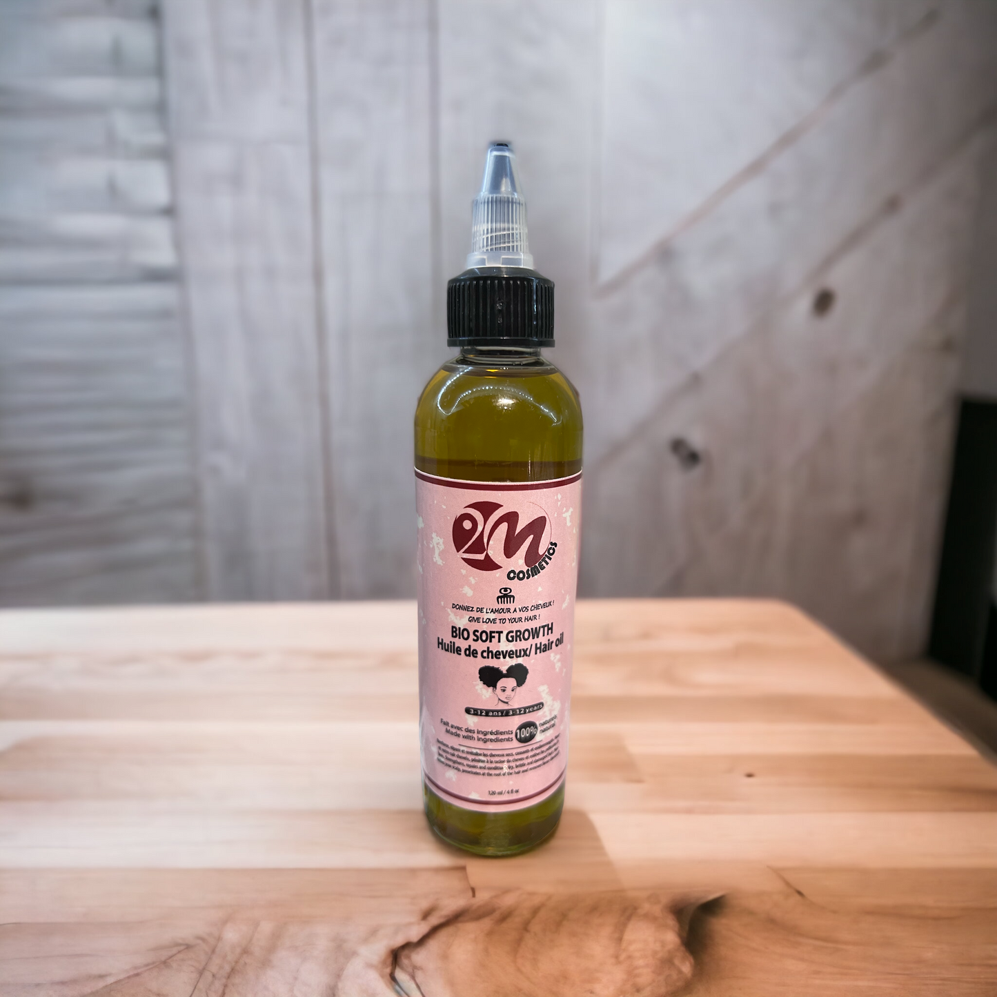 Huile BIO SOFT GROWTH pour enfant (3 - 12 ans): la solution naturelle pour des cheveux forts et sains