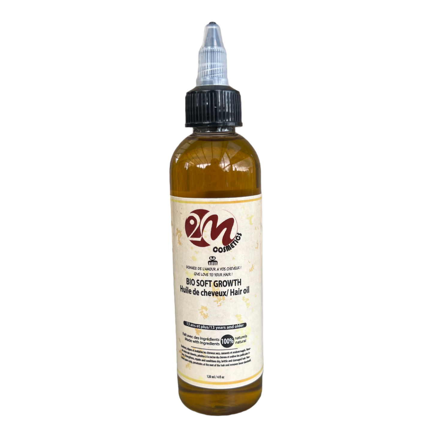 Huile BIO SOFT GROWTH POUR ADULTE: la solution naturelle pour des cheveux forts et sains