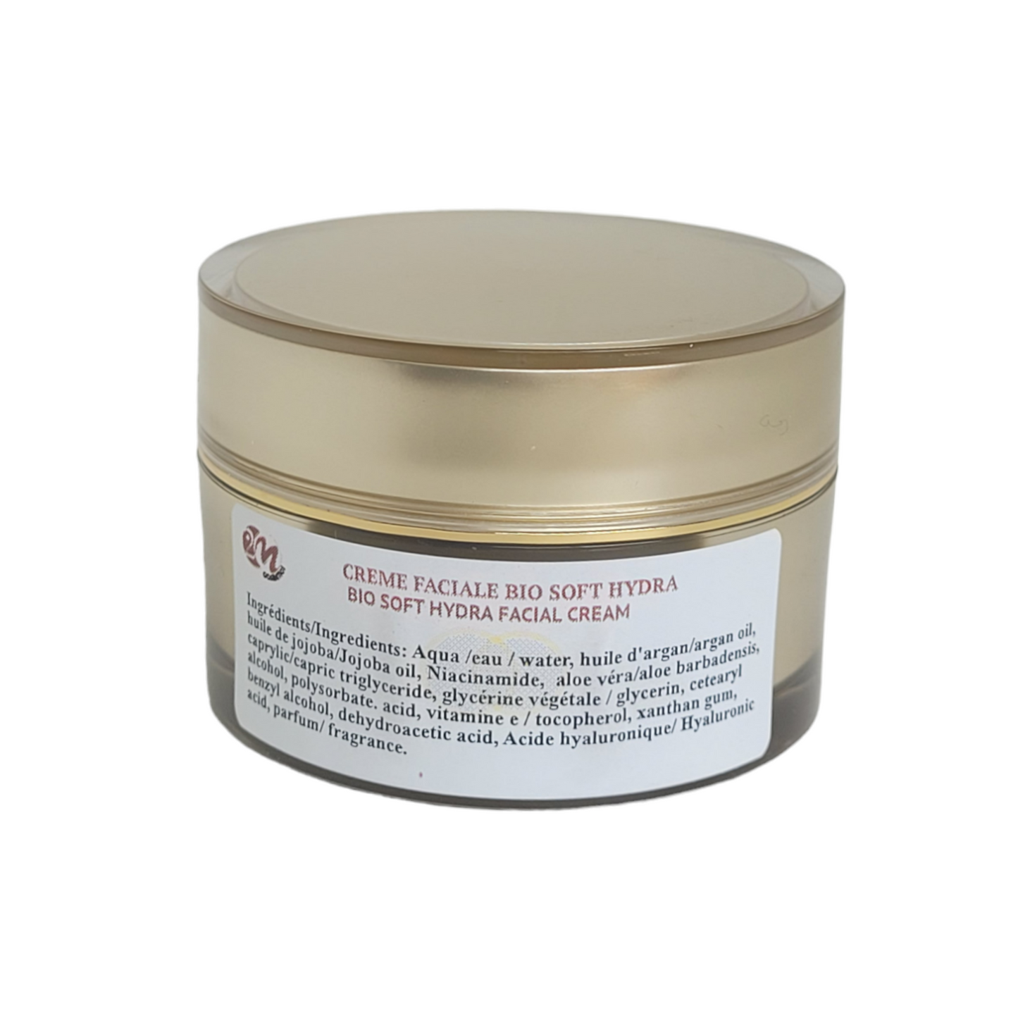 Crème de Visage BIO SOFT HYDRA : Hydratation Intense et réparation enrichie à la Niacinamide et à l'Acide Hyaluronique pour un visage éclatant.