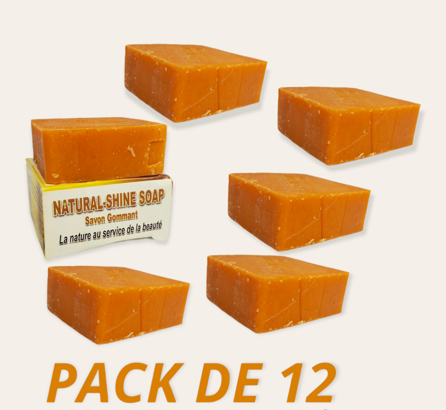 PACK DE 12 : SAVON REPARATEUR : NATURAL SHINE SOAP