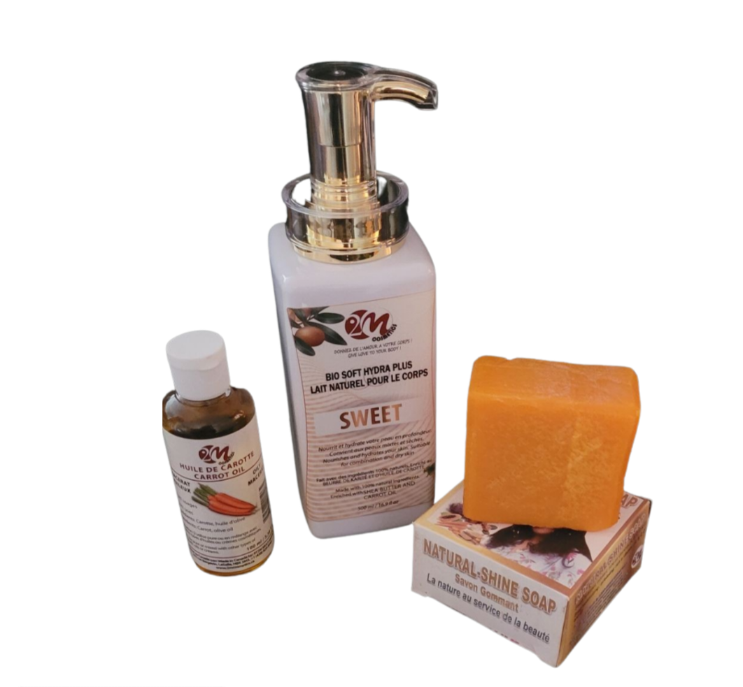 PERFECT TRIO FOR SKIN - SWEET (SHEA BUTTER + COCOA + CARROT)