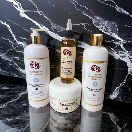 Kit of hair products to soften, moisturize, strengthen, eliminate breakage!