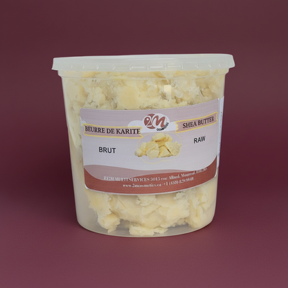 Beurre de Karité carré fond bordeaux