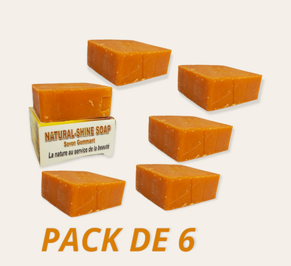 PACK OF 6: REPAIRING SOAP: NATURAL SHINE SOAP